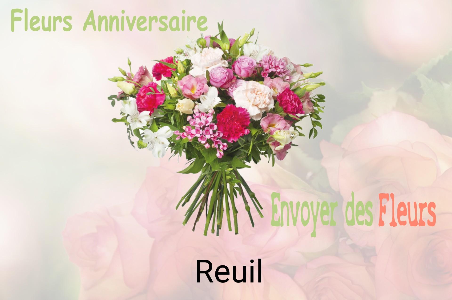 Bouquet de fleurs d’anniversaire livré à Reuil